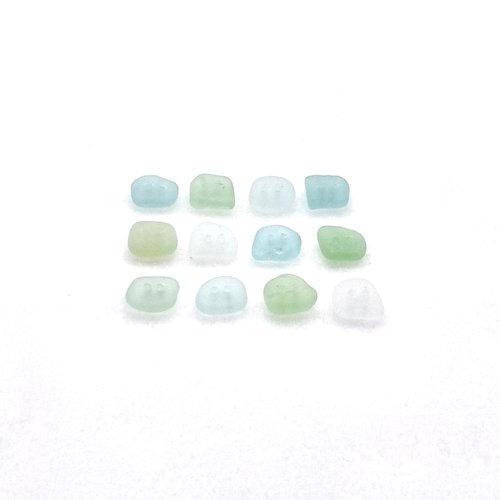 sea glass buttons