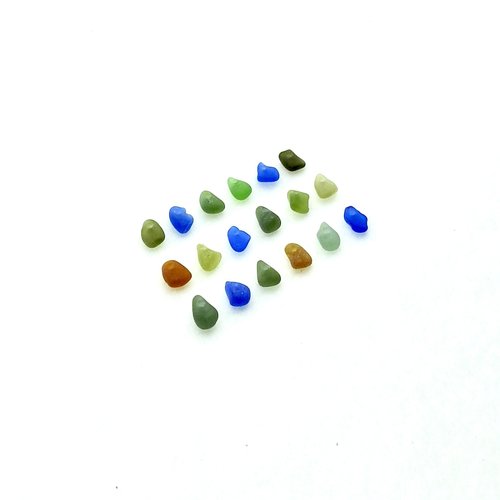 beach glass beads