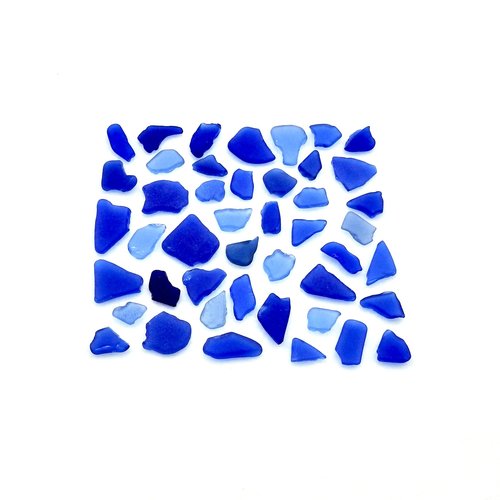 mosaic sea glass pieces