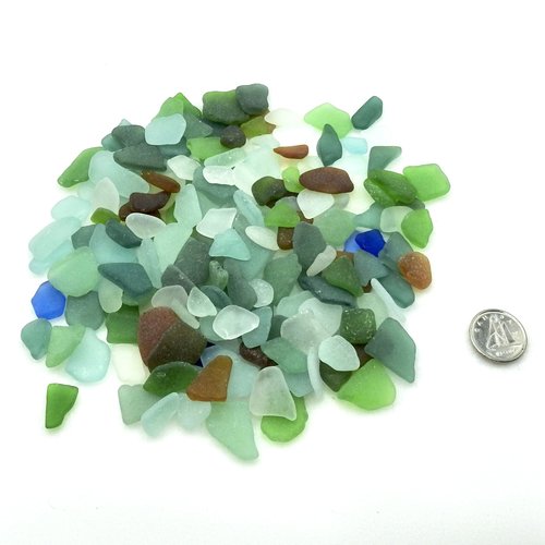 real sea glass pieces