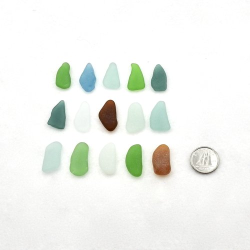 rectangle beach glass 