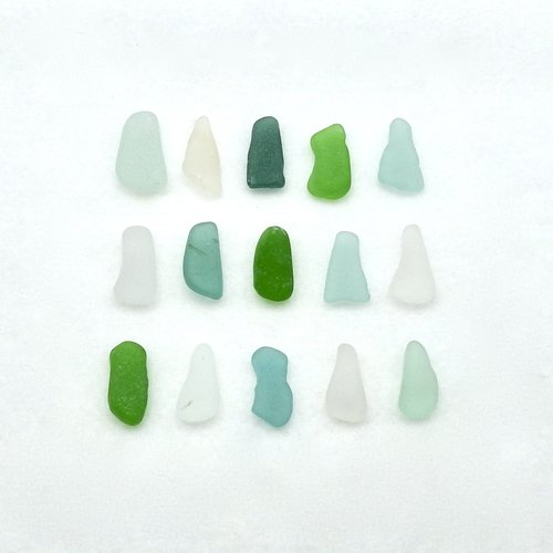 Craft Materials for Gift Making Long Sea Glass Jewelry Making