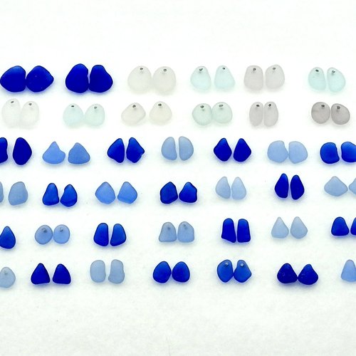 RESERVED for Marcy Sea Glass Earring Supplies for Jewelry Making 