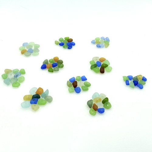 unique colorful accent beads