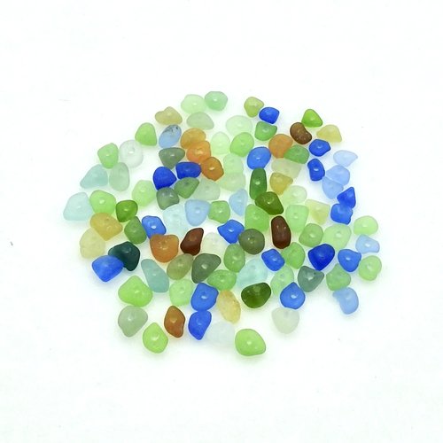 real sea glass beads