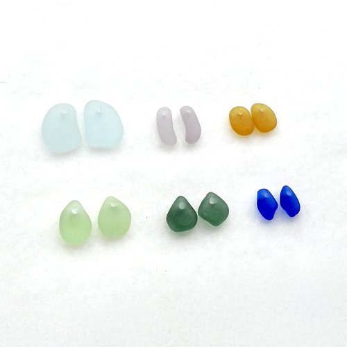 top drilled hole matched charms