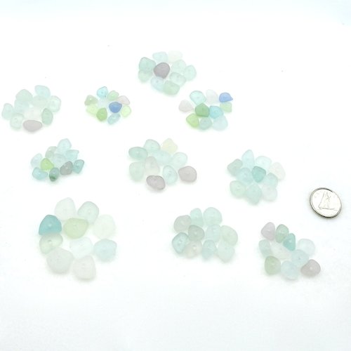 Jewelry Beads Center Drilled Sea Glass Gift Making Craft Supply