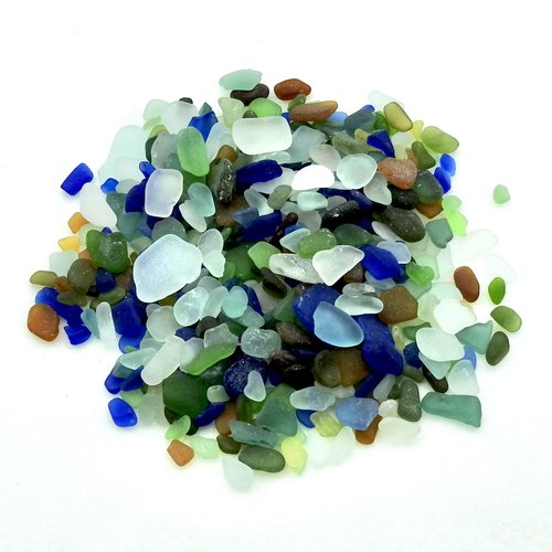 Bulk Sea Glass 1/2 Lb Craft Quality Mosaic Art Terrarium Decor 