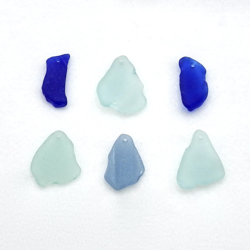 large sea glass pendants 