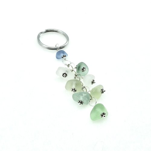 soft pastel color dangly keyring