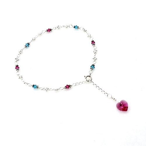 A handmade anklet for women