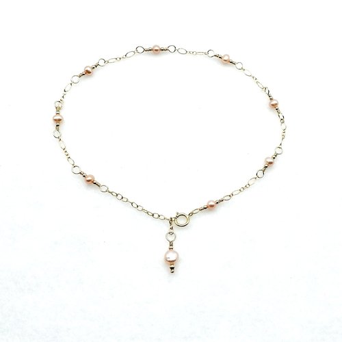gold chain adjustable anklet 
