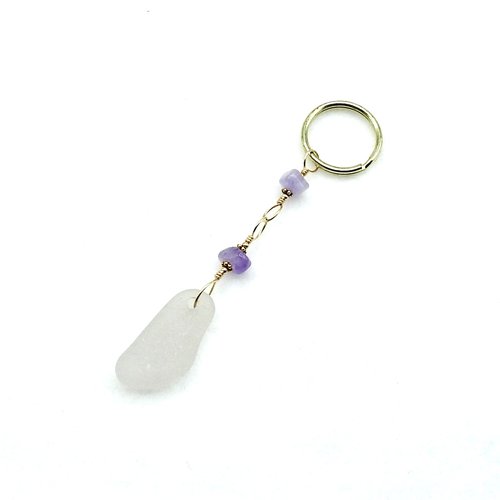 lavender gray pendant