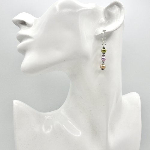 1 3/4" in length from the top of the ear wires