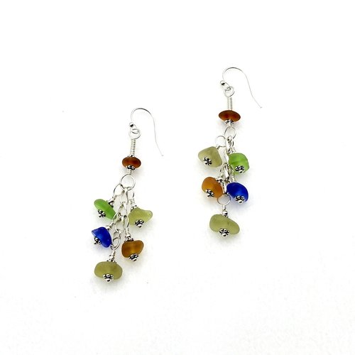 sea glass earrings