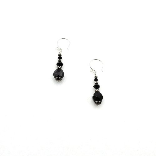 1 3/4" (4.4cm) in length from the top of the ear wires