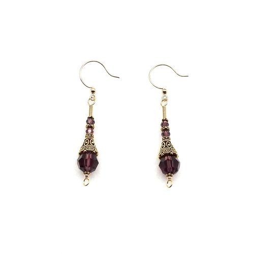 pierced gold dangles