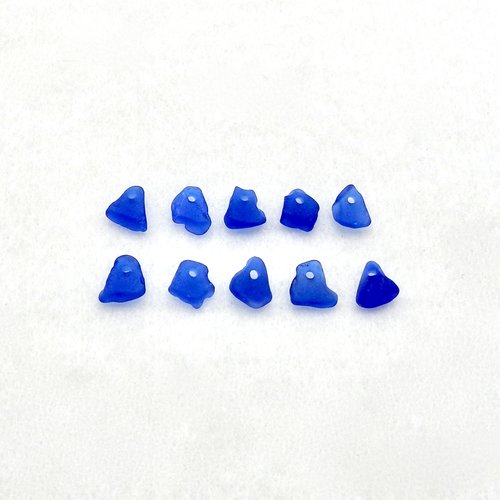 drilled authentic seaglass