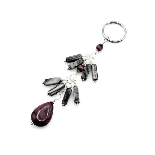 teardrop keyring 