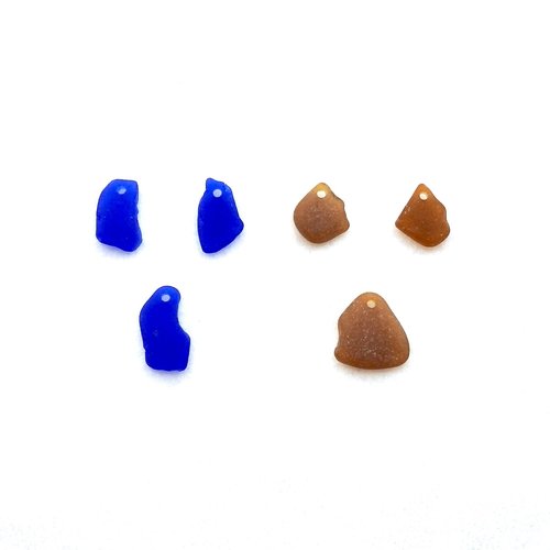 real sea glass beads