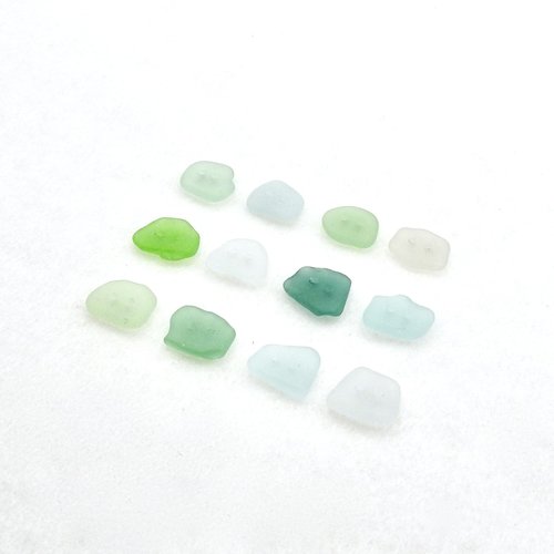 real beach glass closures