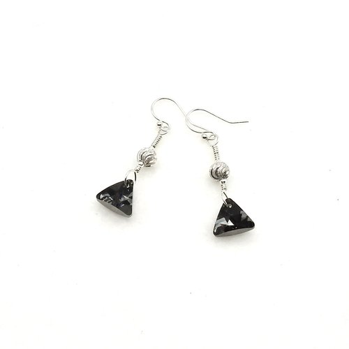 pierced silver dangles 