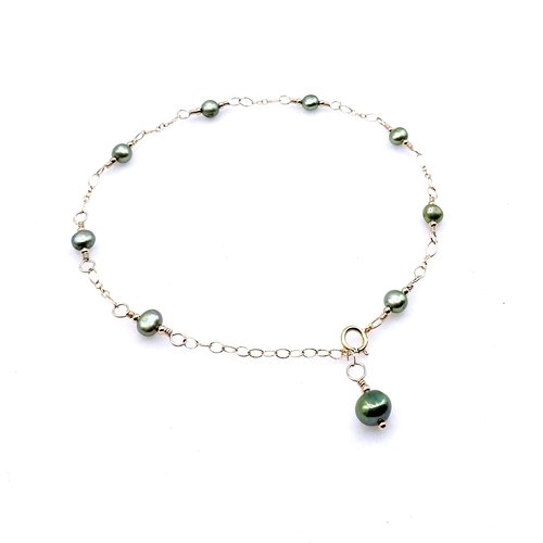 pearl anklet for women