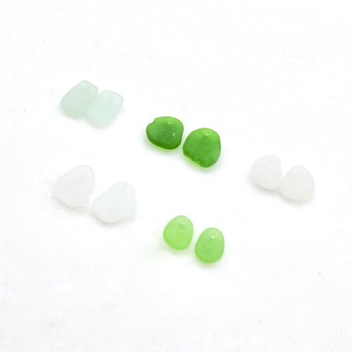 pastel and green colors