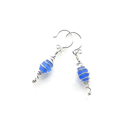 sea glass earrings
