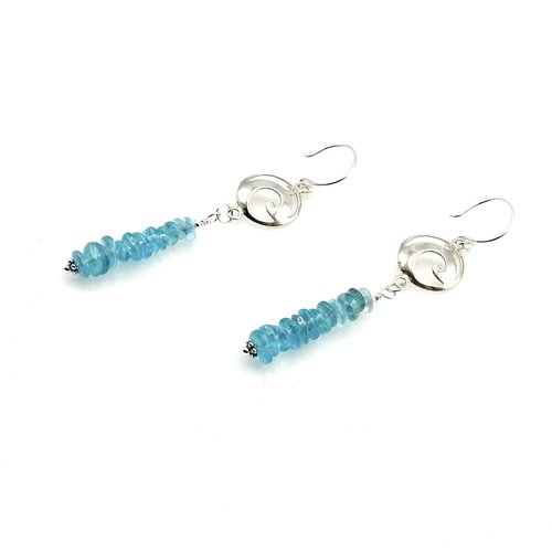 2 5/8" (6.7cm) in length from the top of the ear wires