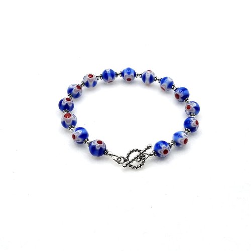 dark light blue white red