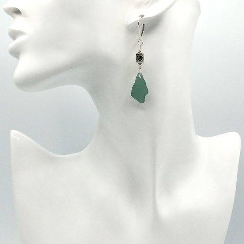 silver dangle Bali accents
