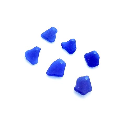 drilled beach glass