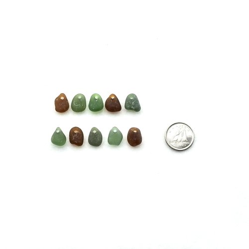 real beach glass beads