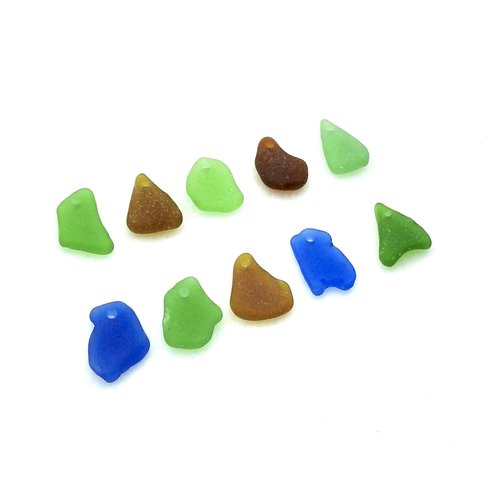 beach glass beads