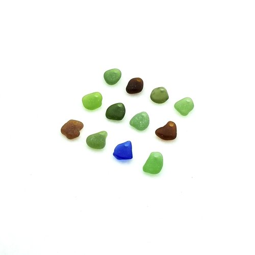 green brown cobalt blue