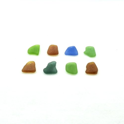 drilled seaglass 