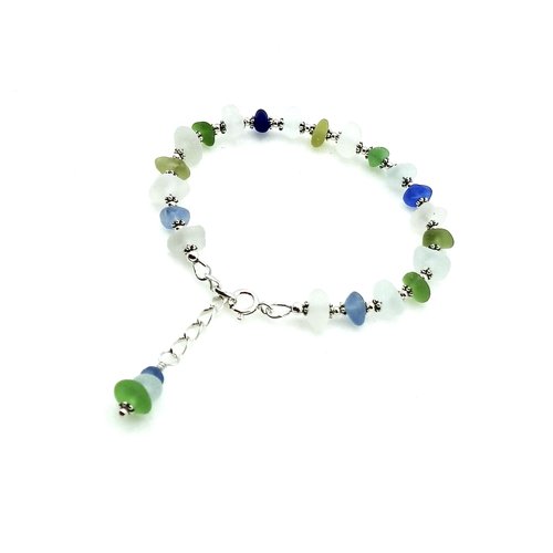 adjustable silver chain dangle