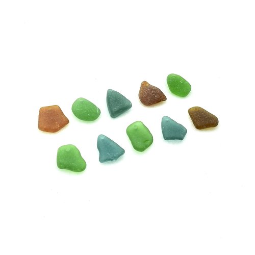 real beach glass charms