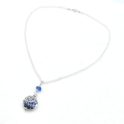real sea glass necklace