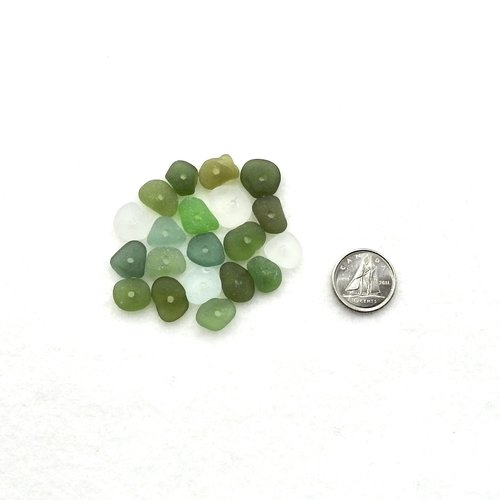 tiny to small beads