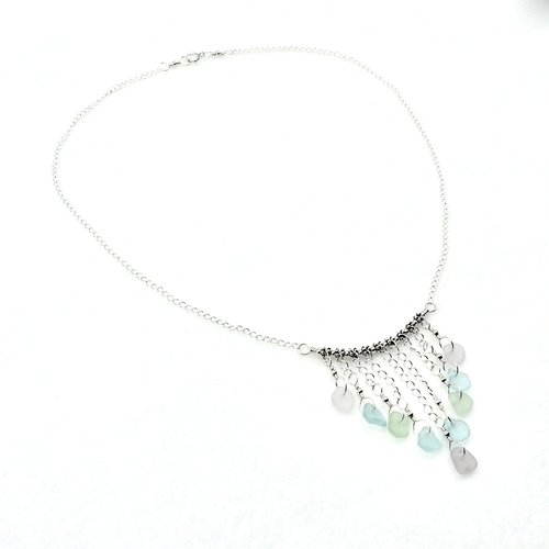 sea glass necklace for women