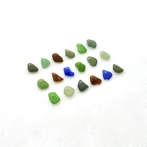 drilled sea glass