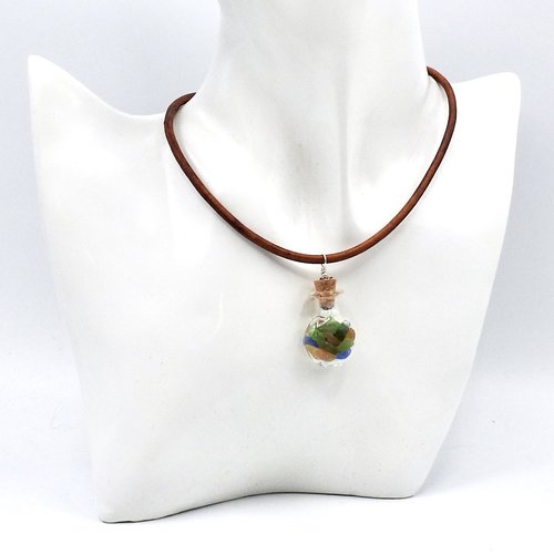 beach glass in a bottle