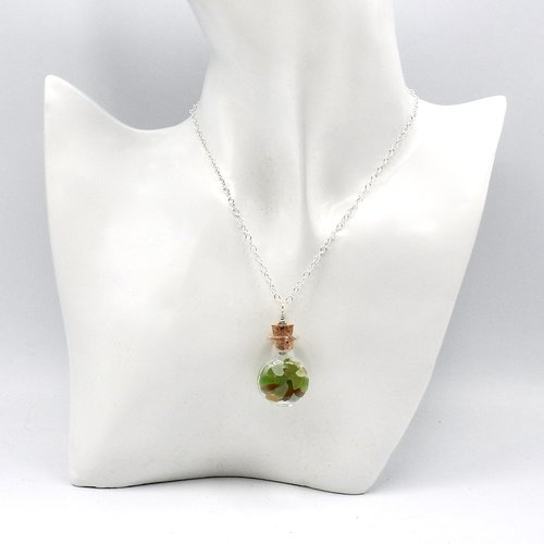 cork vial necklace