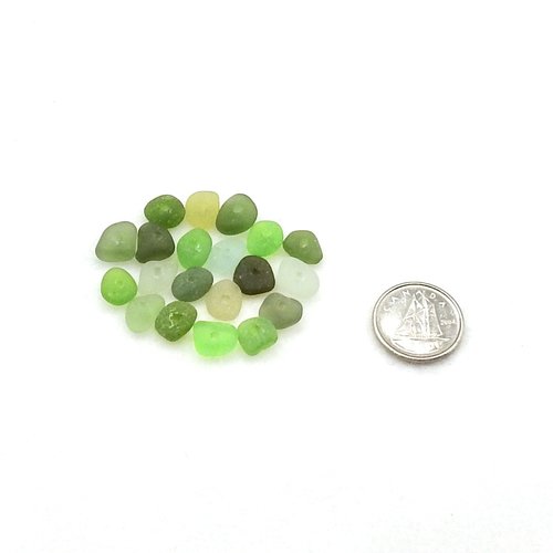 beach glass beads 