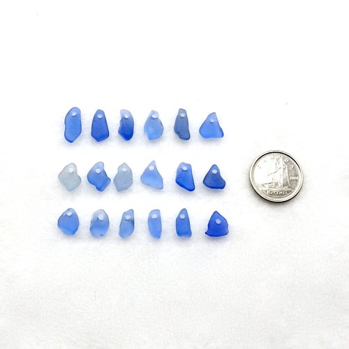 cornflower blue drop beads