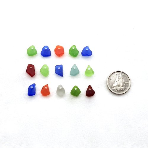 drilled beach charms