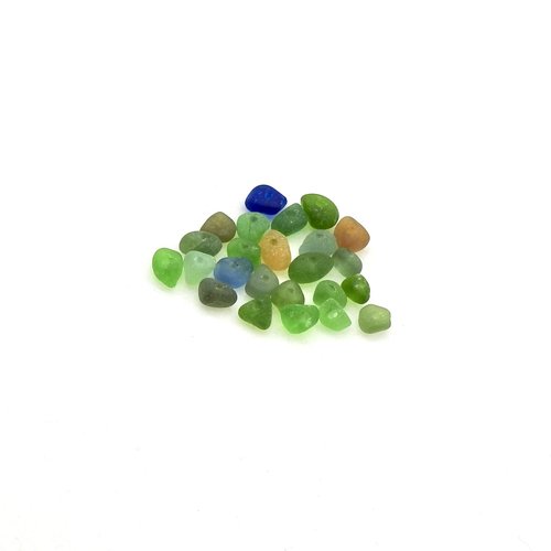 naturally surf tumbled frosted ocean gems