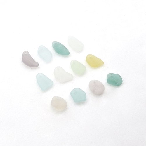 beach glass charms